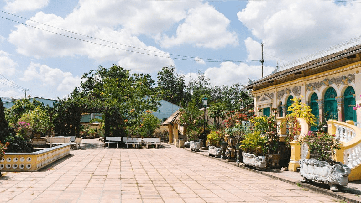 Ancient house garden
