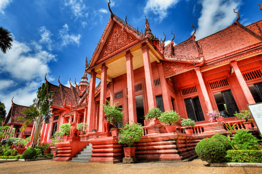 Unique architecture blends French and Cambodian culture