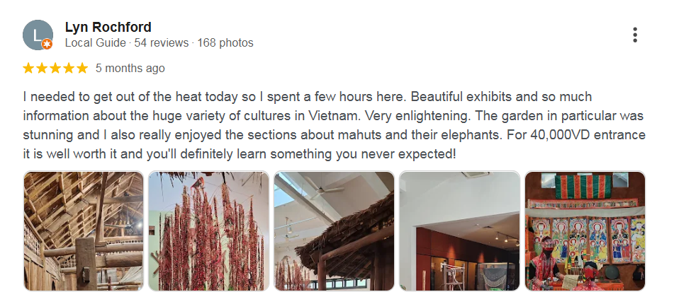 Museum is a worth visiting place with the cheap price (Source: Google Reviews)
